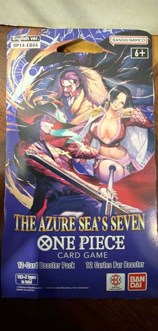 Bandai Namco One Piece Card Game The Azure Sea's Seven Booster Pack OP14
